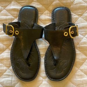 Born leather sandals